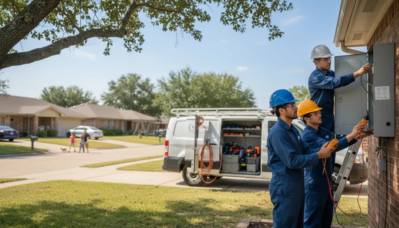 Certified electrician providing emergency electrical services in Dakota City, IA